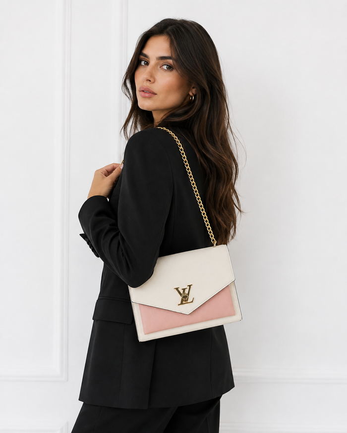 Louis Vuitton MyLockme Bianco & Rosa in Pelle – Full Set — altro dettaglio