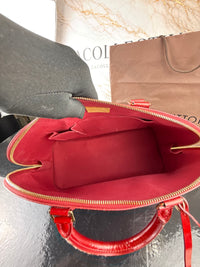 Dettaglio 10 di Louis Vuitton Alma GM Monogram Vernis Rossa