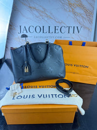 Dettaglio 3 di Louis Vuitton Grand Palais MM Monogram Empreinte Blu