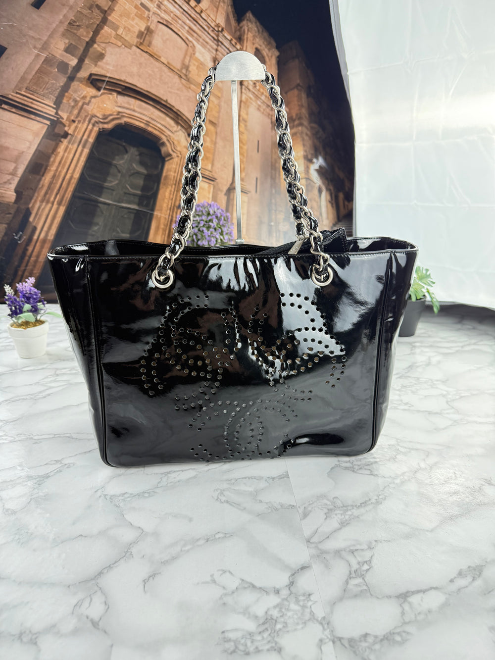 Chanel Triple CC Chain Tote Vintage autentica