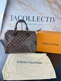 Dettaglio 9 di Louis Vuitton Speedy 30 Damier Ebene – Full Set