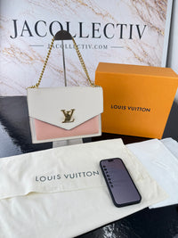 Dettaglio 23 di Louis Vuitton MyLockme Bianco & Rosa in Pelle – Full Set
