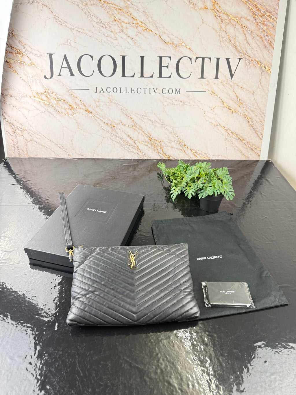 Pochette Saint Laurent autentica✅