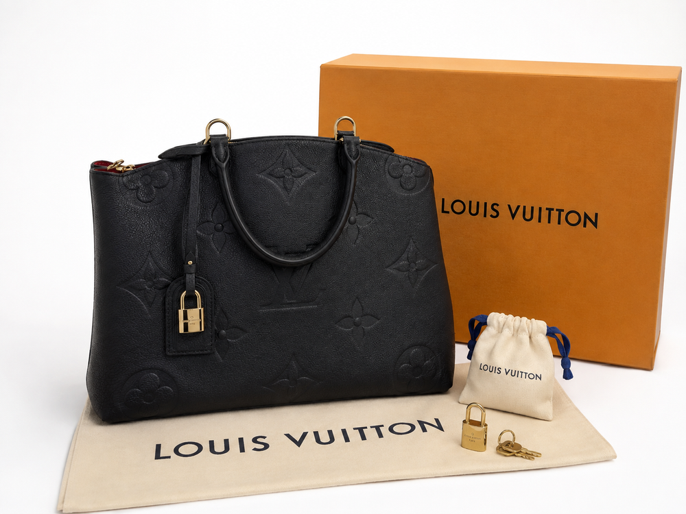 Louis Vuitton Grand Palais MM Monogram Empreinte Blu