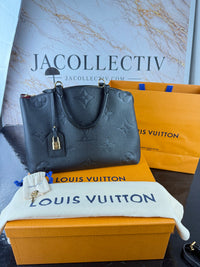 Dettaglio 19 di Louis Vuitton Grand Palais MM Monogram Empreinte Blu
