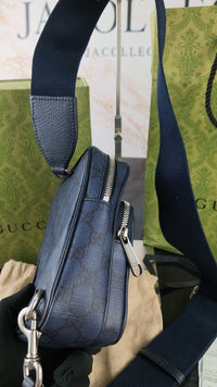 Dettaglio 13 di Gucci Ophidia GG Supreme Mini Bag Blu – Full Set