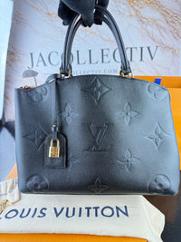 Dettaglio 15 di Louis Vuitton Grand Palais MM Monogram Empreinte Blu