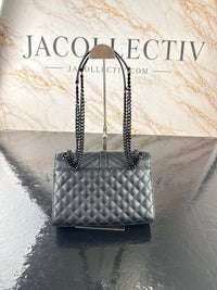 Dettaglio 10 di Saint Laurent Envelope Medium Matelassé Nera