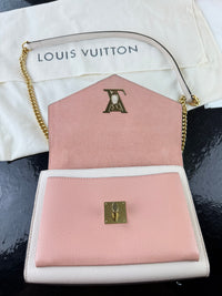 Dettaglio 14 di Louis Vuitton MyLockme Bianco & Rosa in Pelle – Full Set