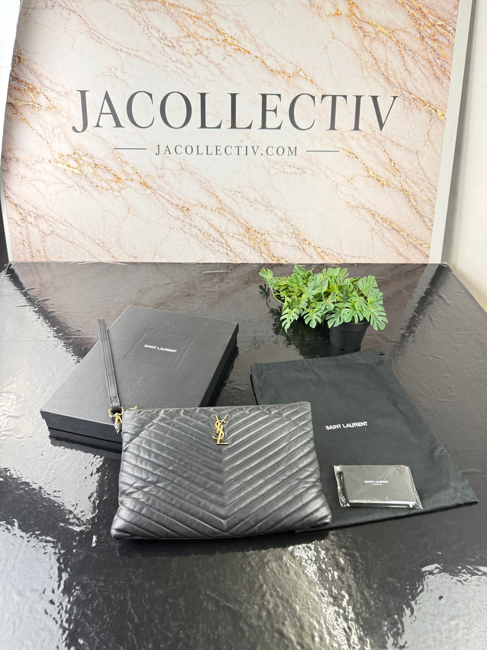 Pochette Saint Laurent Matelassé autentica