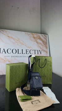 Dettaglio 20 di Gucci Ophidia GG Supreme Mini Bag Blu – Full Set