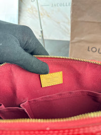 Dettaglio 9 di Louis Vuitton Alma GM Monogram Vernis Rossa